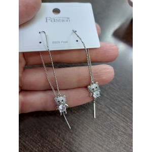 Серьги с мишками ЛС 19-2